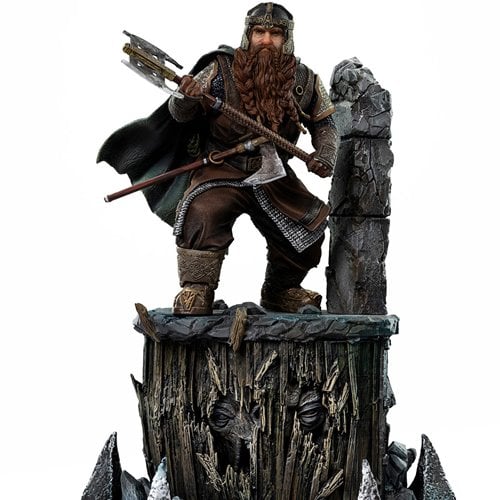The Lord of the Rings Gimli Unleashed 1:10 Art Scale Limited Edition Statue