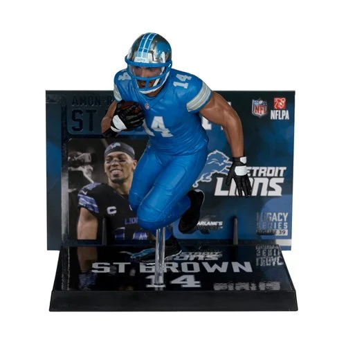 NFL SportsPicks 2025 Detroit Lions Amon-Ra St. Brown 7-Inch Scale Posed Figure