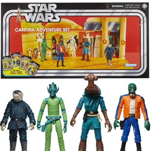 Star Wars The Vintage Collection Cantina Adventure Set 3 3/4-Inch Action Figure 4-Pack