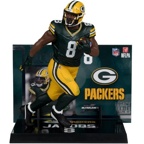 NFL SportsPicks 2025 Green Bay Packers Josh Jacobs 7-Inch Posed Figure