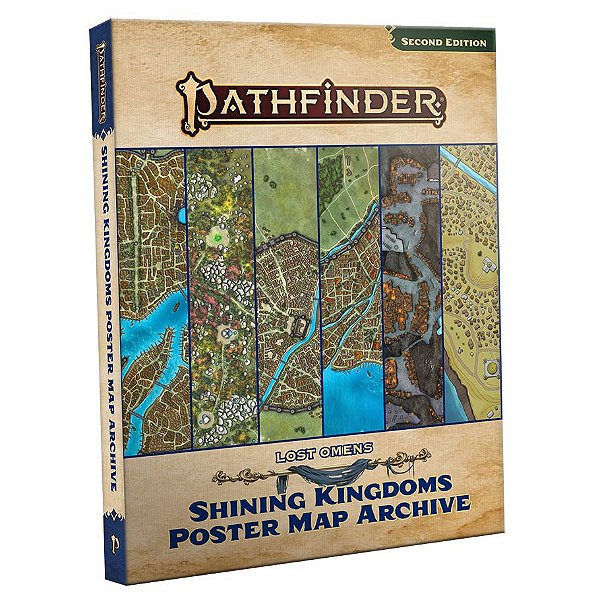 Pathfinder 2E: Lost Omens Shining Kingdoms Poster Map Archive