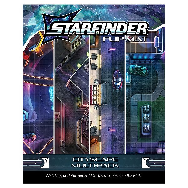 Starfinder 2E: Flip-Mat: Cityscape Multi-Pack