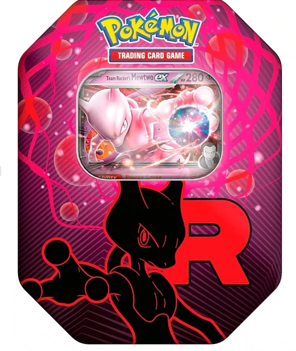 Pokemon TCG: Team Rocket Tin - Inglês