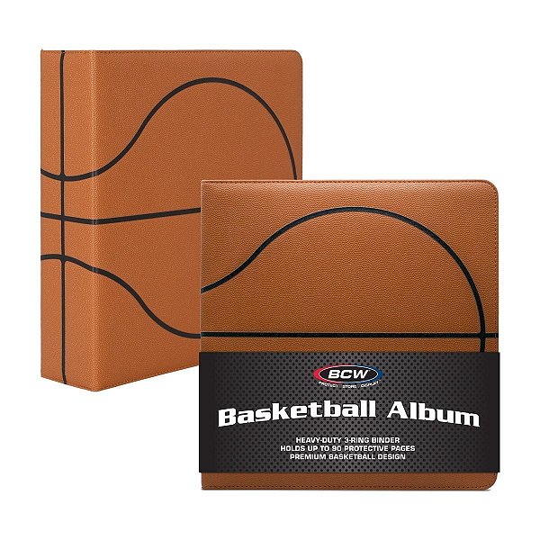 3 in. Album-Basketball Collectors-Premium Brown