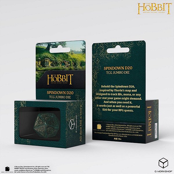 The Hobbit: Jumbo Spindown D20 - Verdant
