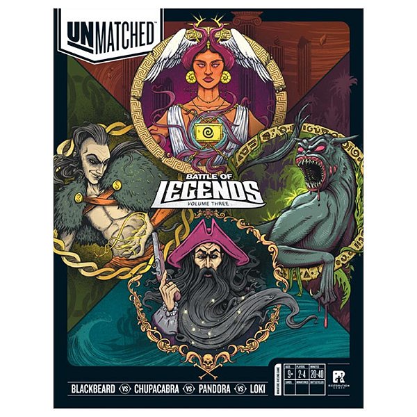 Unmatched: Battle of Legends Volume 3 - Boardgame - Importado
