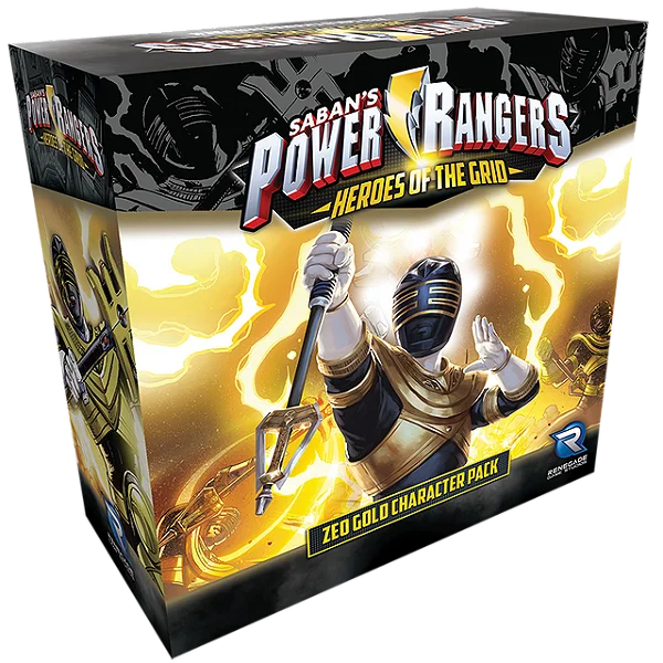 Power Rangers: Heroes of the Grid Zeo Gold Character Pack + Red Battle Zord Promo Card!