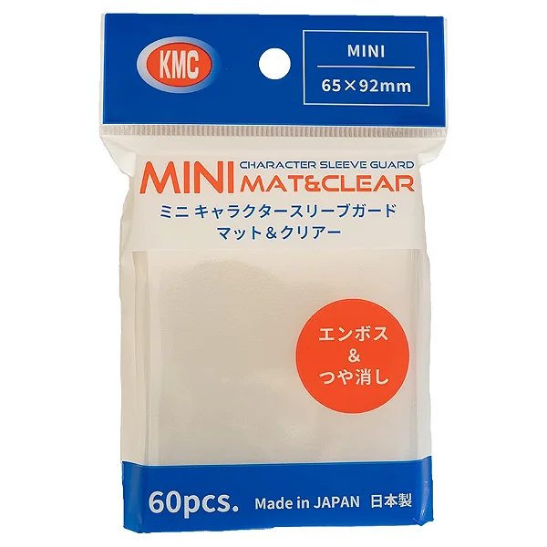 Deck Protector: Mini: Character Guard: Matte & Clear (60)