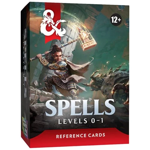 Dungeons & Dragons Trove Spells Levels 0-1 Reference Cards