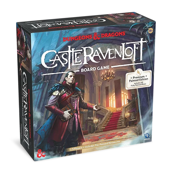 The Dungeons & Dragons: Castle Ravenloft Board Game Premium Painted Edition