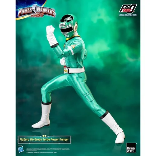 Power Rangers Turbo Green Turbo Power Ranger FigZero 1:6 Scale Action Figure