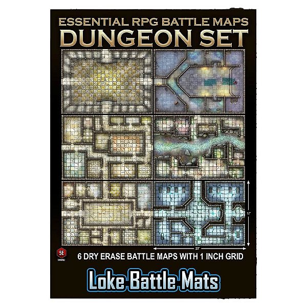 Essential RPG Battle Maps: Dungeon Set