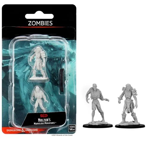 Dungeons & Dragons Nolzur's Marvelous Miniatures Zombies Mini-Figure 2-Pack