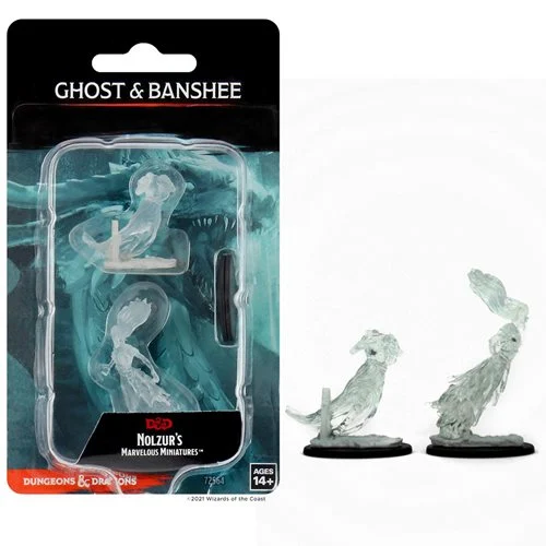 Dungeons & Dragons Nolzur's Marvelous Miniatures Ghost and Banshee Mini-Figure 2-Pack