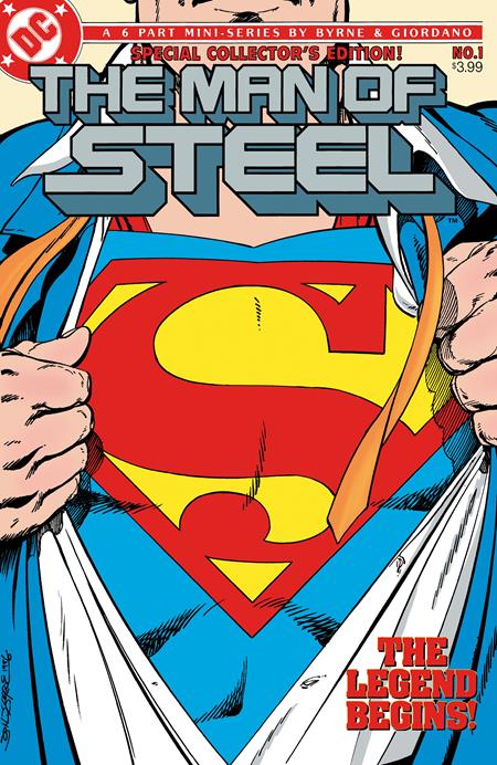 MAN OF STEEL #1 FACSIMILE EDITION CVR A JOHN BYRNE - Importado
