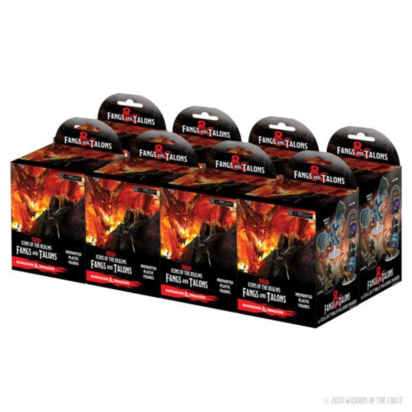 D&D Icons of the Realms: Fangs & Talons Booster - Importado