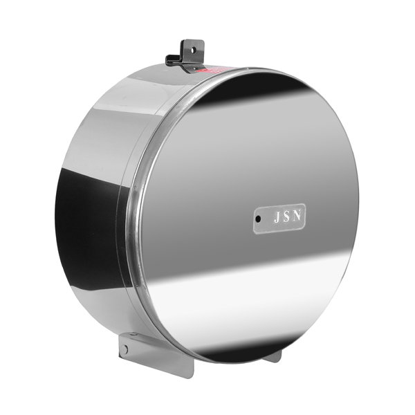 Suporte para Papel Rolo (300 a 400m) em Inox com Fechadura