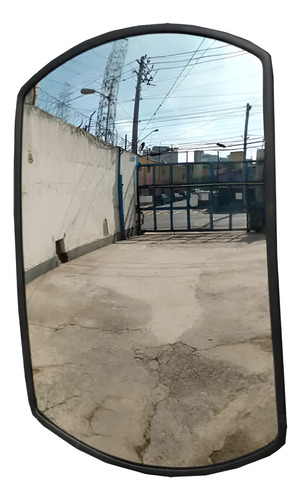 Espelho Convexo Panorâmico Retangular 80Cm X 50Cm
