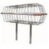 Lixeira de Calçada Reforçada com Tampa 150Cm x 90Cm x 40Cm