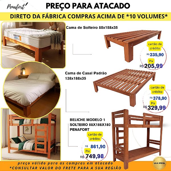 Kit Penafort 50 Camas