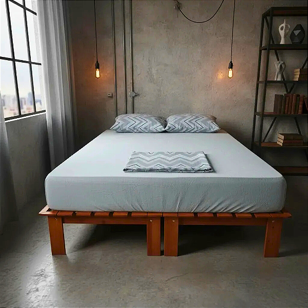 CAMA CASAL KING SIZE PENAFORT 193 x 203 x 35