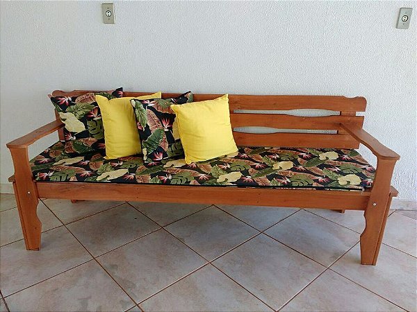 BANCO NAMORADEIRA 180X60X44 PENAFORT ONDULADO