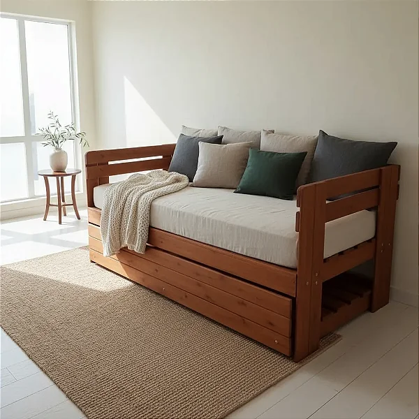 CAMA BABÁ COM AUXILIAR 78X188X40 PENAFORT