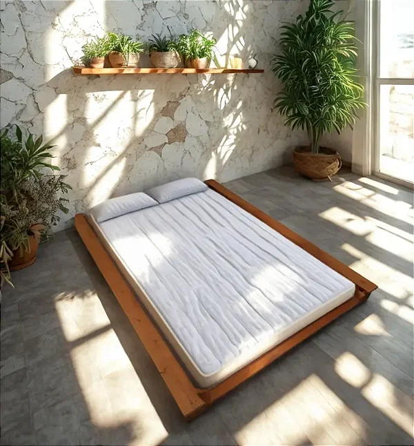 CAMA SOLTEIRÃO MONTESSORIANA PENAFORT 110X198X12 IMBUIA