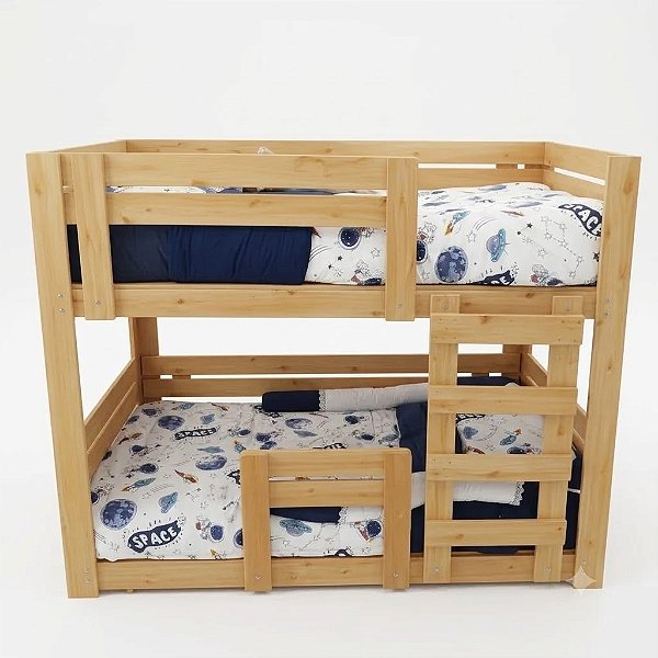 Beliche Infantil Solteiro 78x188x150 Cor CRUA Sem Desenho