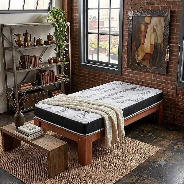 Cama Solteiro Penafort 88X188X40 Cor Imbuía