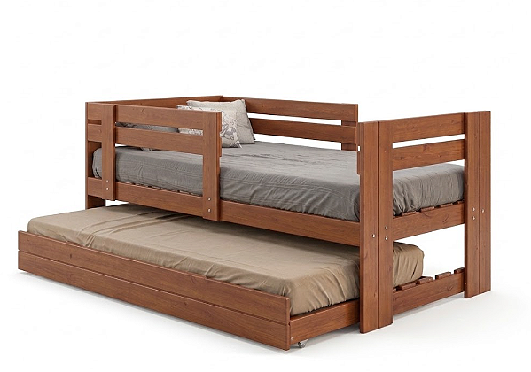 Bicama Infantil Penafort 88x188x45 imbuia