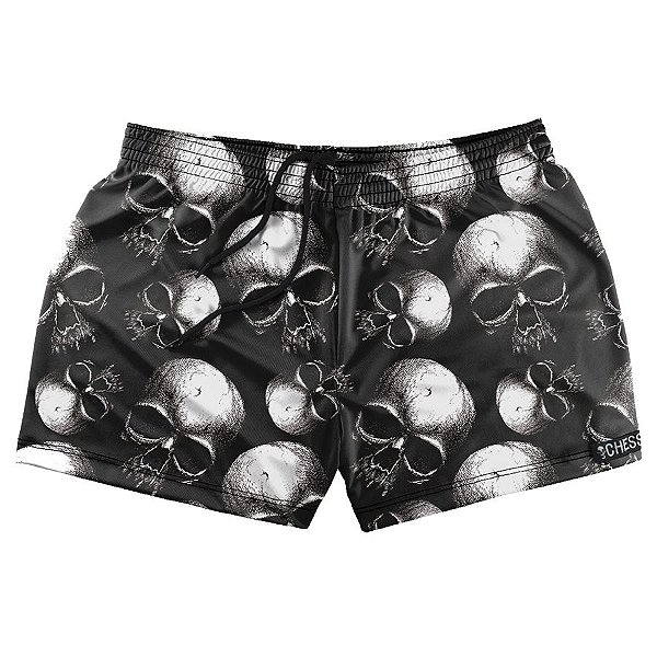 Shorts Comfy Chess Caveiras