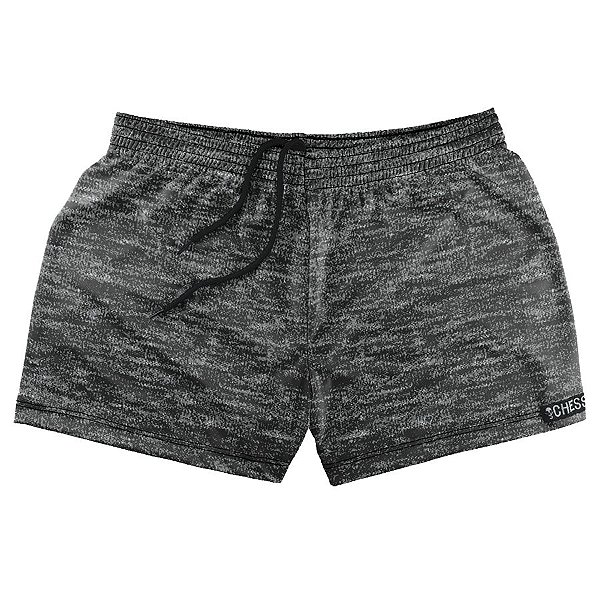 Shorts Comfy Chess Mescla Cinza