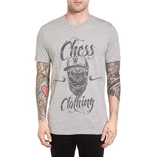 Camiseta Chess Clothing Killer Cinza