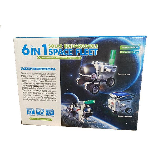 Kit Robô Solar 6 em 1 - Space Fleet