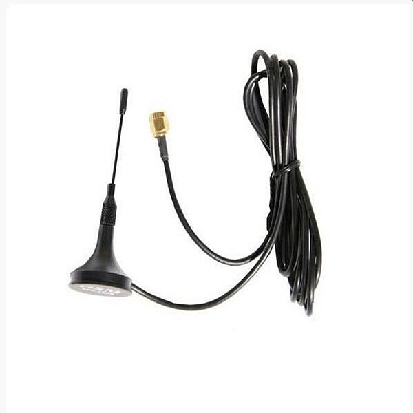 Antena GSM GPRS para SIM900A SIM908 com Conector SMA e Cabo