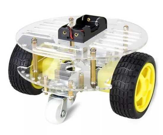 Kit Chassi 2WD Robô para Arduino (Modelo 2)