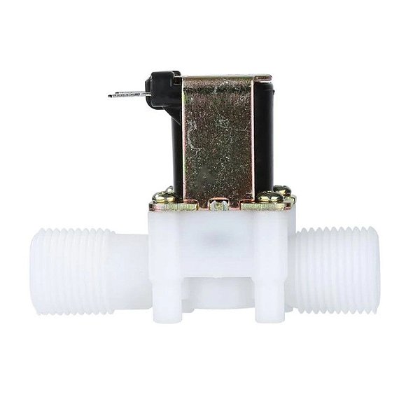 Válvula Solenoide de Entrada de Água - 180° 1/2" x 1/2" 127V