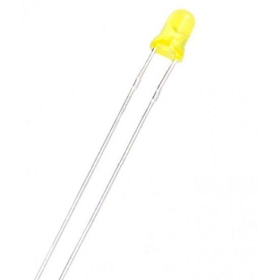 Led Difuso 3mm Amarelo