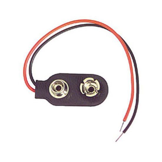 Adaptador pila 9V a conector DC