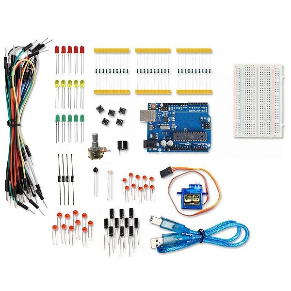 Kit Arduino Robótica - Eletrogate  Arduino, Robótica, IoT, Apostilas e Kits