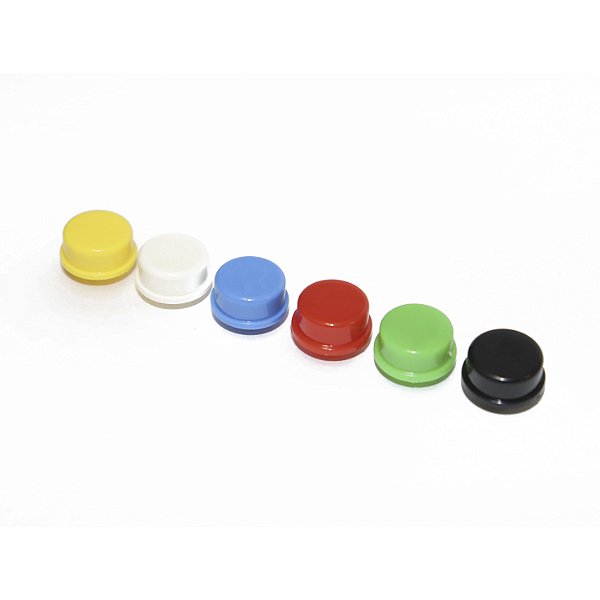 Capa Redonda para Push Button 12x12x7.3mm