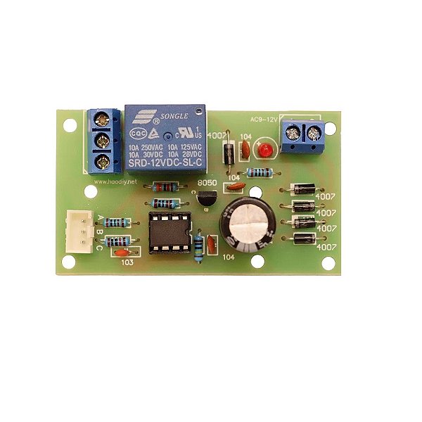 Kit Sensor Nível de Água Eletrônico com Saída a Relé - DIY