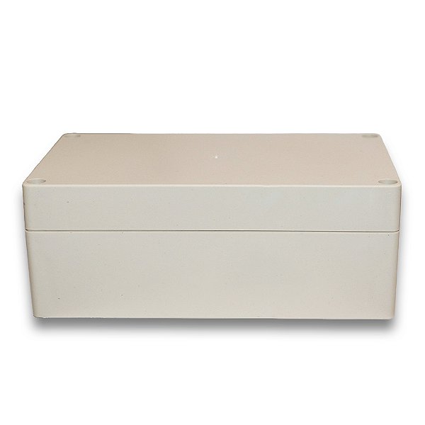 Caixa Plástica para Montagem 158mm x 90mm x 60mm - Branca