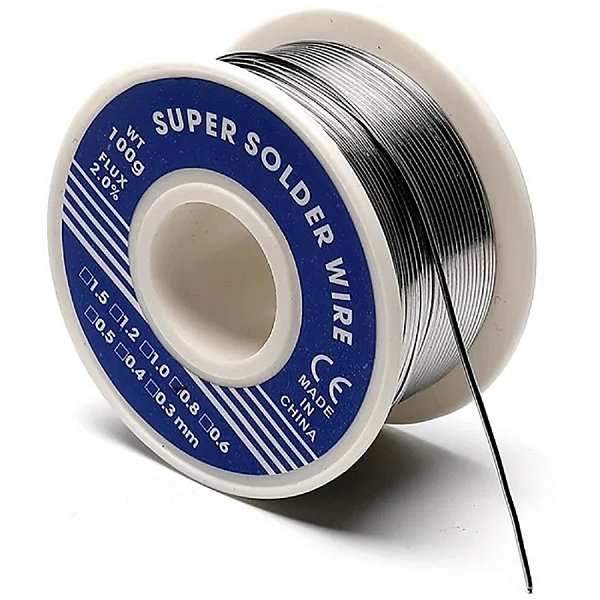 Solda Estanho em Fio 0.6 mm 100g