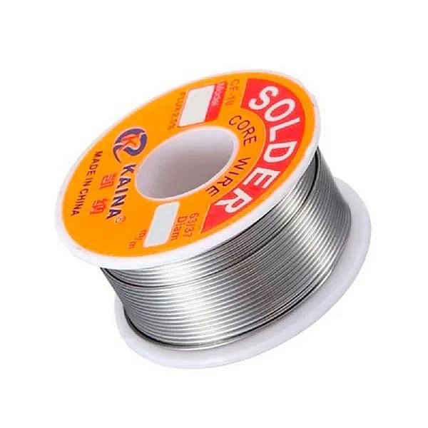 Solda Estanho em Fio Kaina 1mm 100g