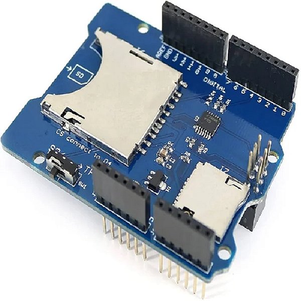 Shield Leitor de Cartão SD/TF para Arduino