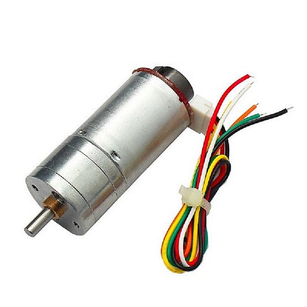 Motor DC 6V 100 RPM com Encoder