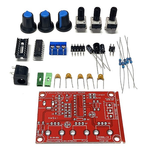 Kit Gerador de Funções 1 Hz a 1 MHz XR2206 - DIY