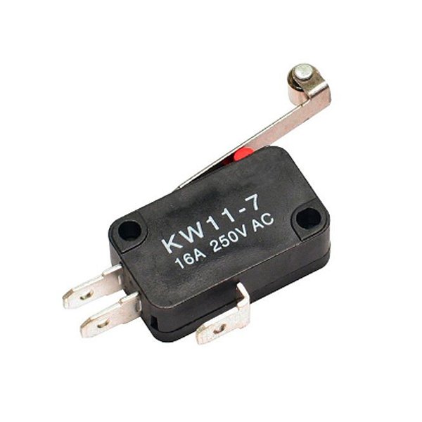 Chave Micro Switch KW11-7-2 3T - Com Rolete